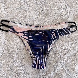 Victoria’s Secret Pink Palm Print Bikini Bottoms